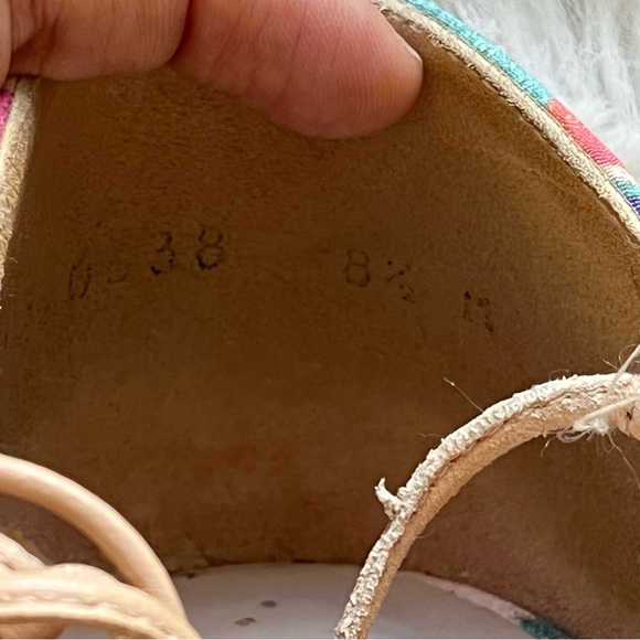 Stuart Weitzman Gilligan Watercolour Silk Flats - Picture 11 of 11